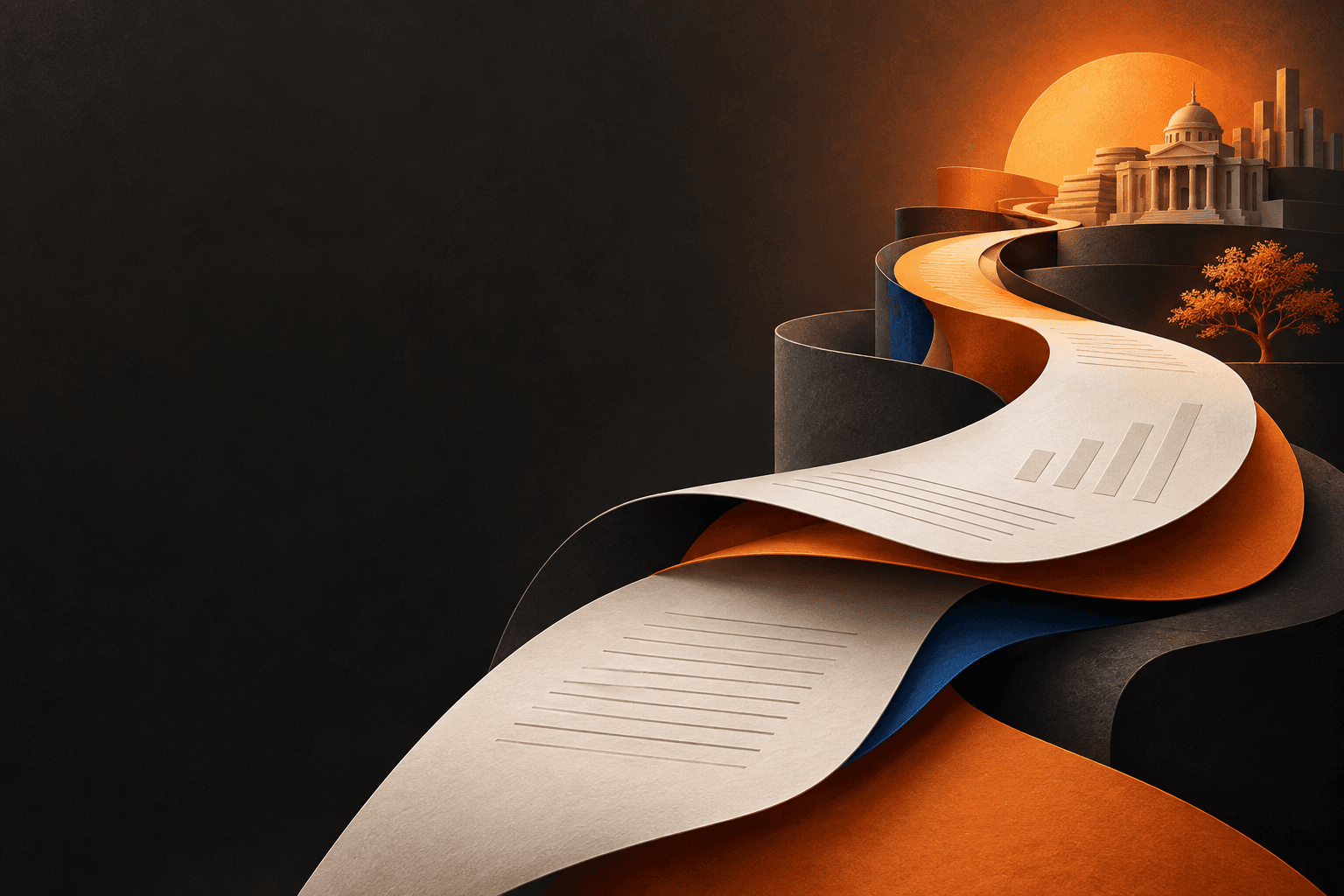 Abstract EZBond illustration